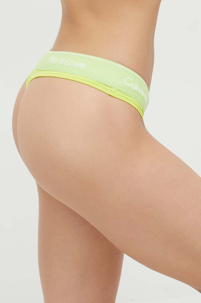 Calvin Klein Underwear Tangice rumena barva - Pepit.si