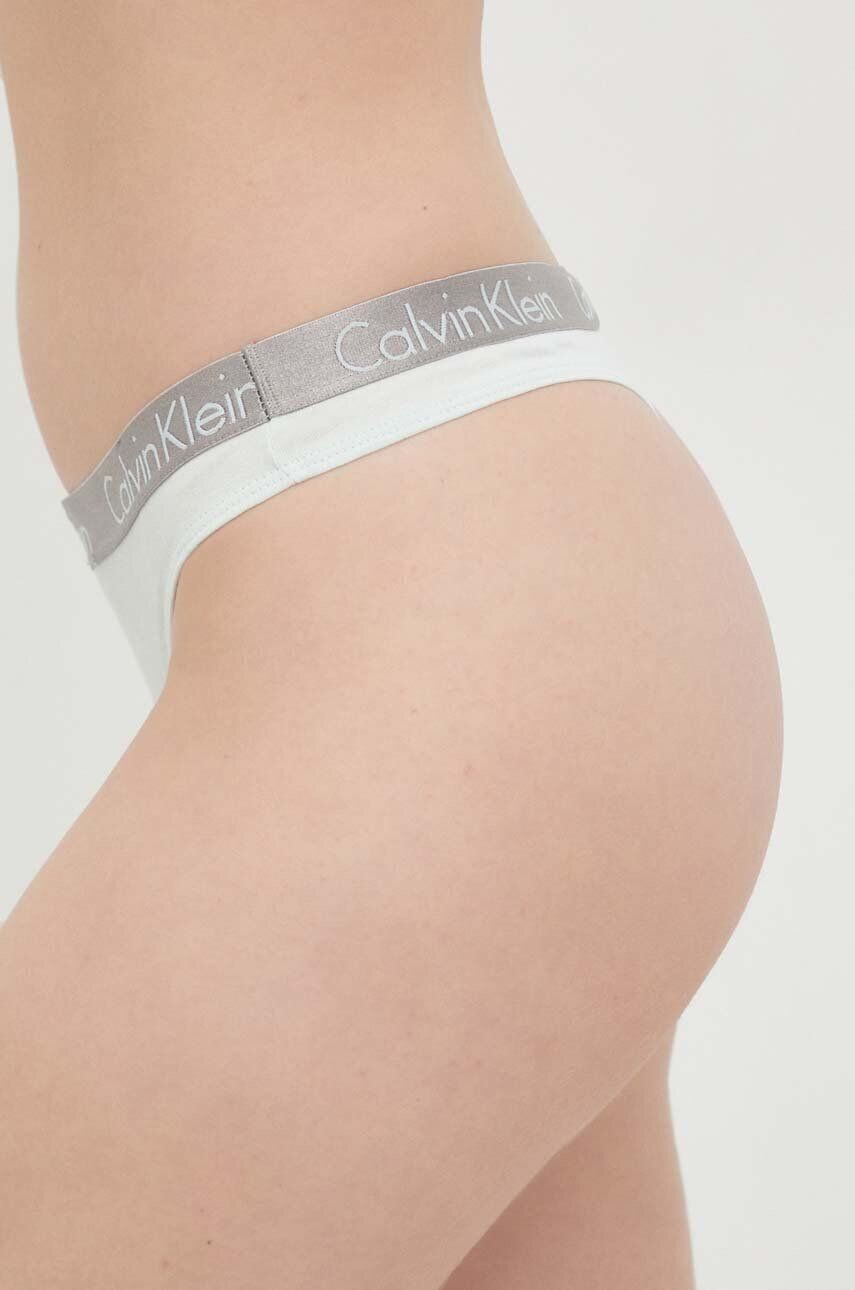 Calvin Klein Underwear Tangice zelena barva - Pepit.si