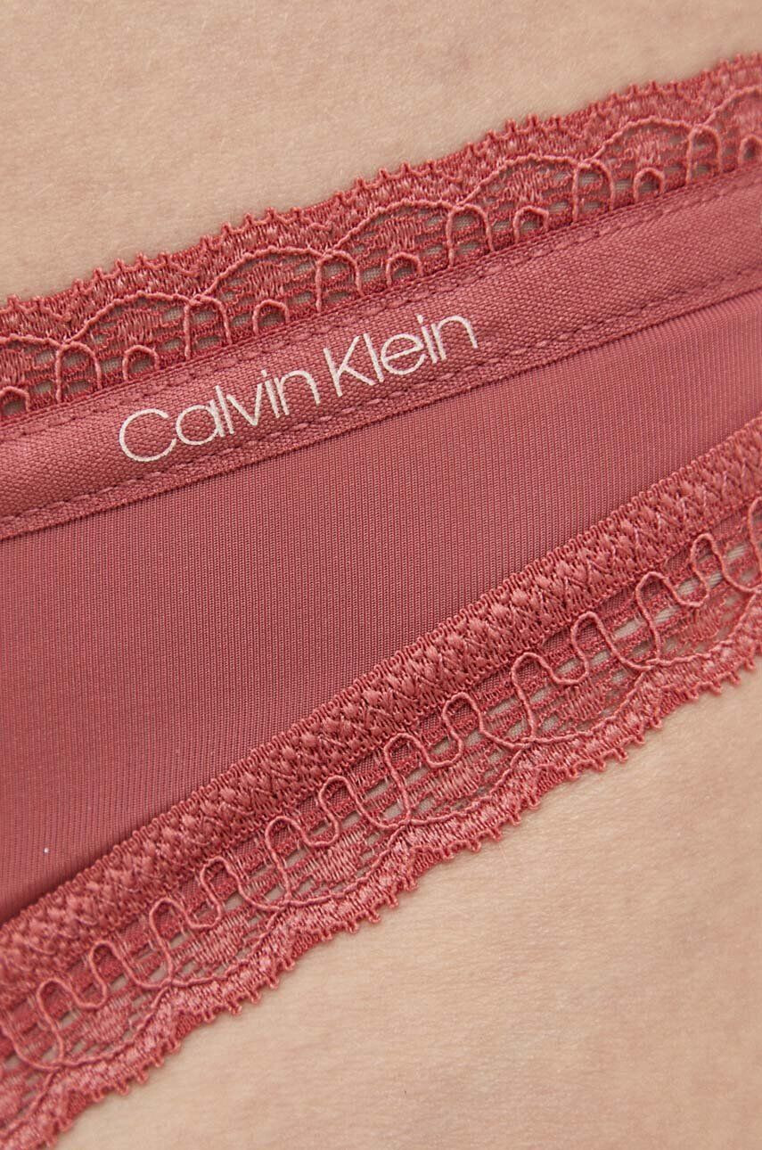 Calvin Klein Underwear Tangice roza barva - Pepit.si