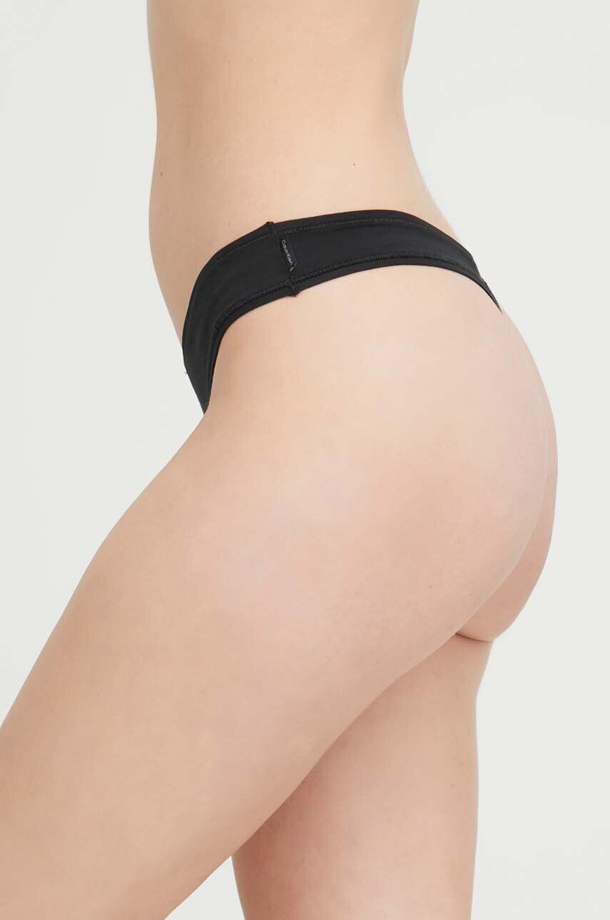 Calvin Klein Underwear Tangice črna barva - Pepit.si