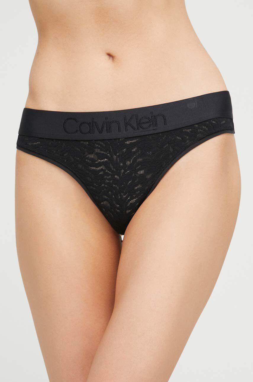 Calvin Klein Underwear Tangice črna barva - Pepit.si