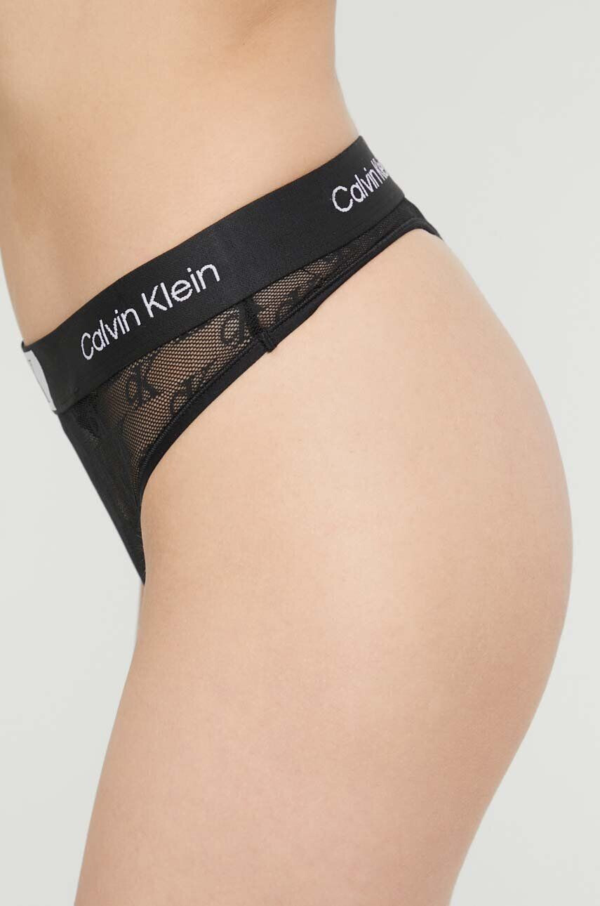 Calvin Klein Underwear Tangice črna barva - Pepit.si