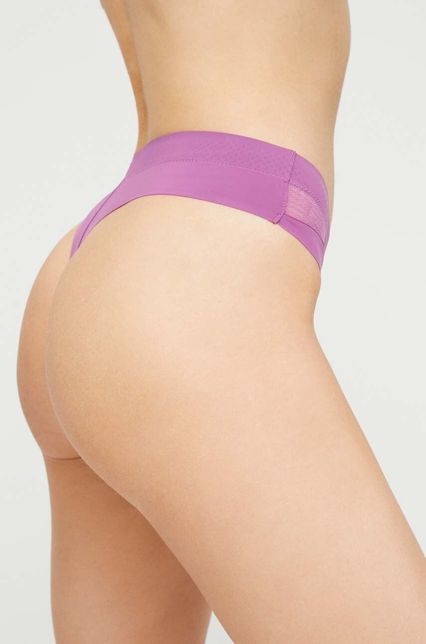 Calvin Klein Underwear Tangice vijolična barva - Pepit.si