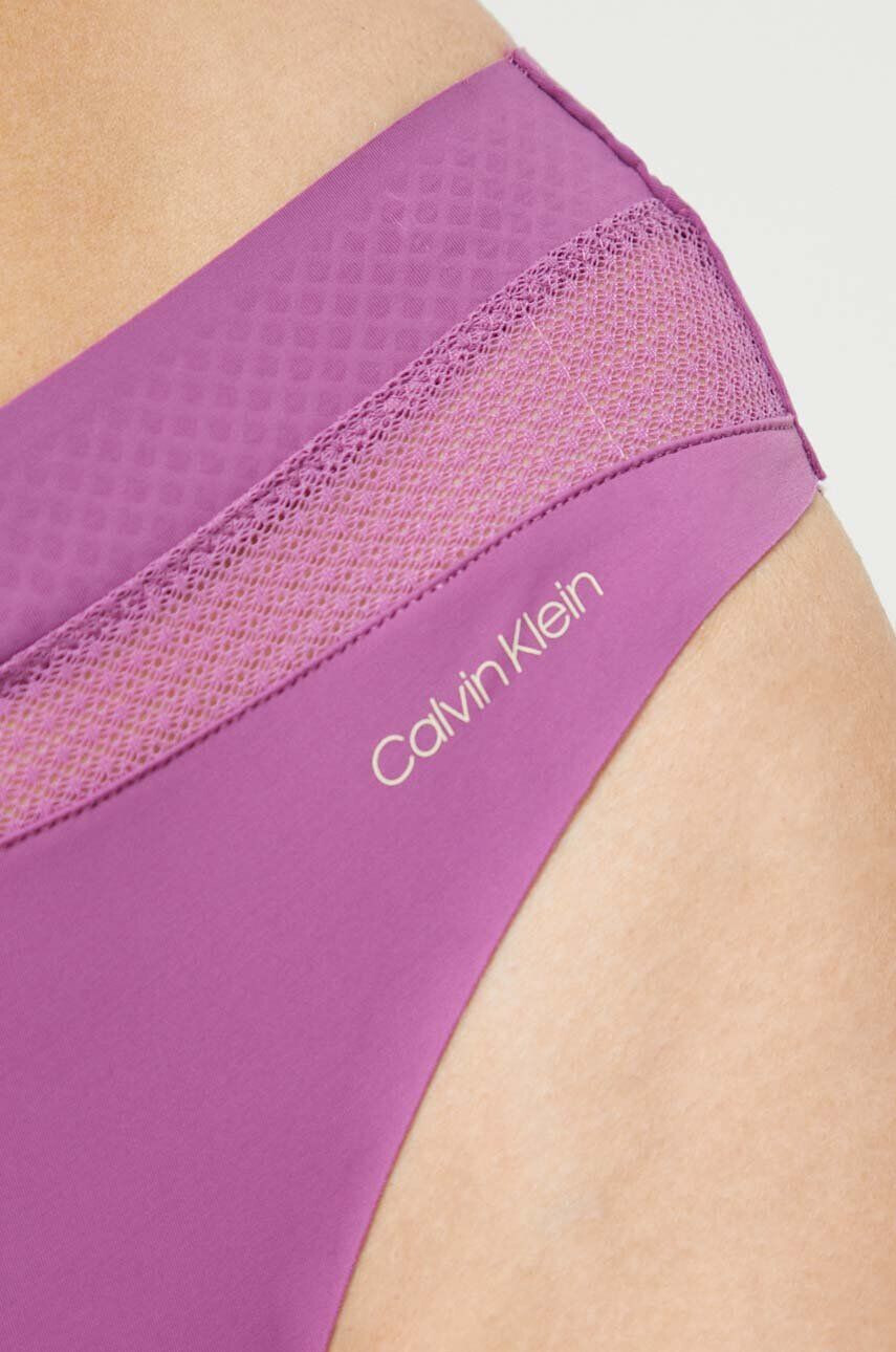 Calvin Klein Underwear Tangice vijolična barva - Pepit.si