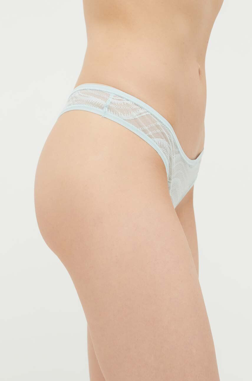 Calvin Klein Underwear Tangice turkizna barva - Pepit.si