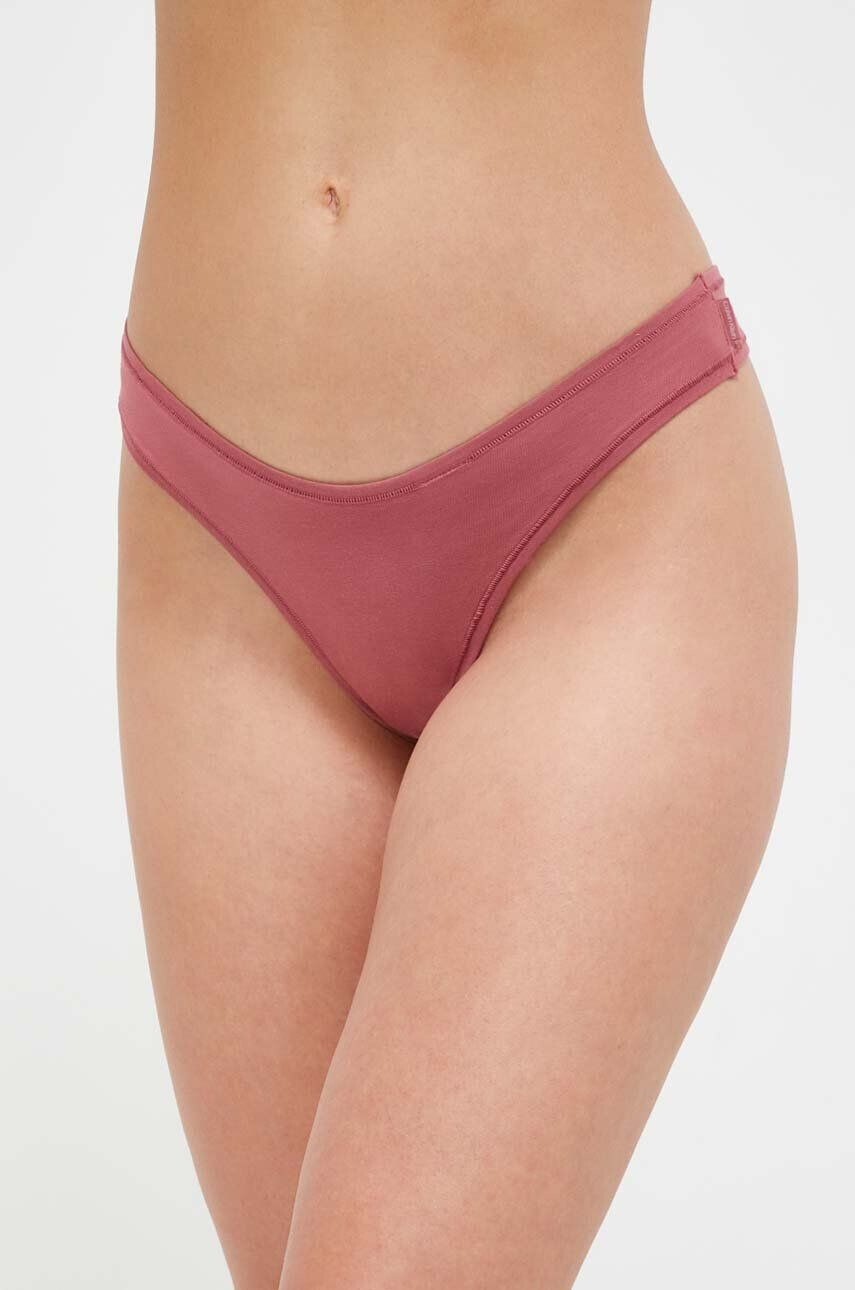 Calvin Klein Underwear Tangice roza barva - Pepit.si