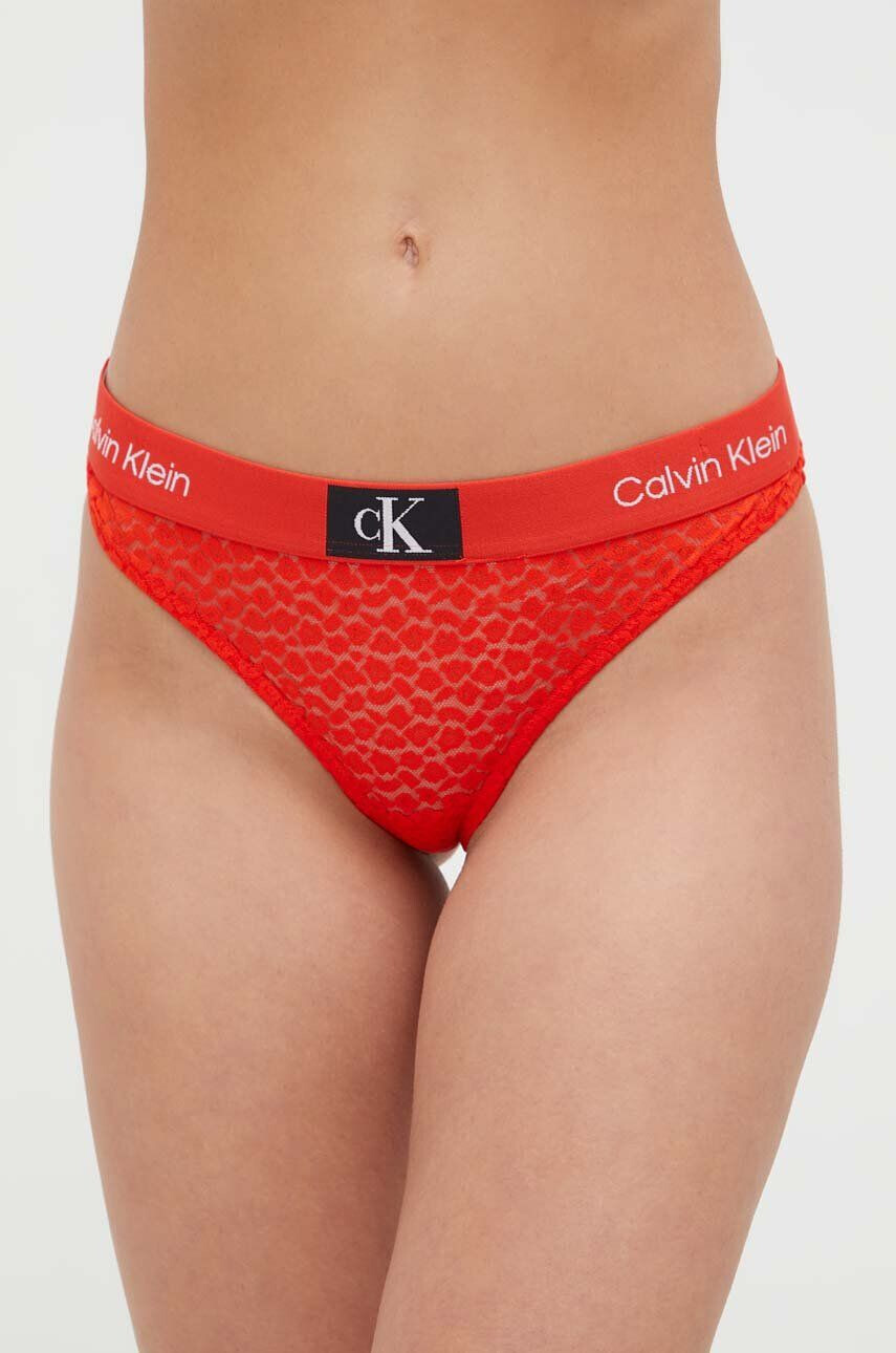 Calvin Klein Underwear Tangice roza barva - Pepit.si