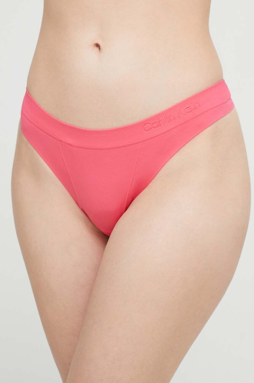 Calvin Klein Underwear Tangice roza barva - Pepit.si