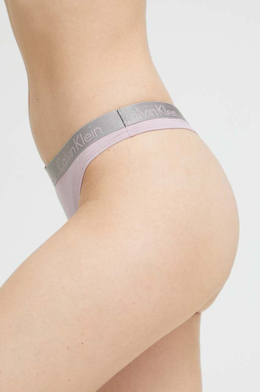 Calvin Klein Underwear Tangice vijolična barva - Pepit.si