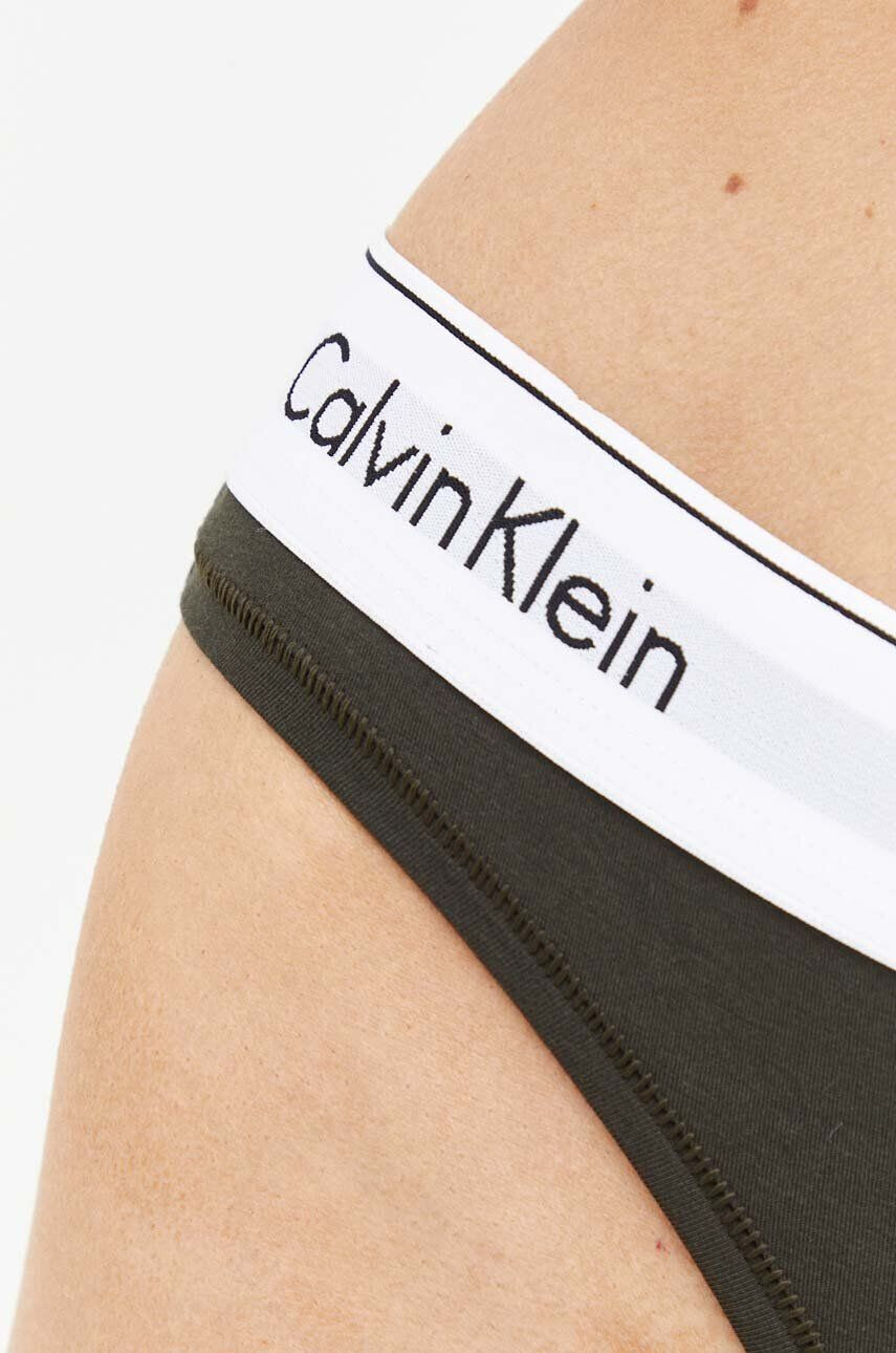 Calvin Klein Underwear Tangice zelena barva - Pepit.si