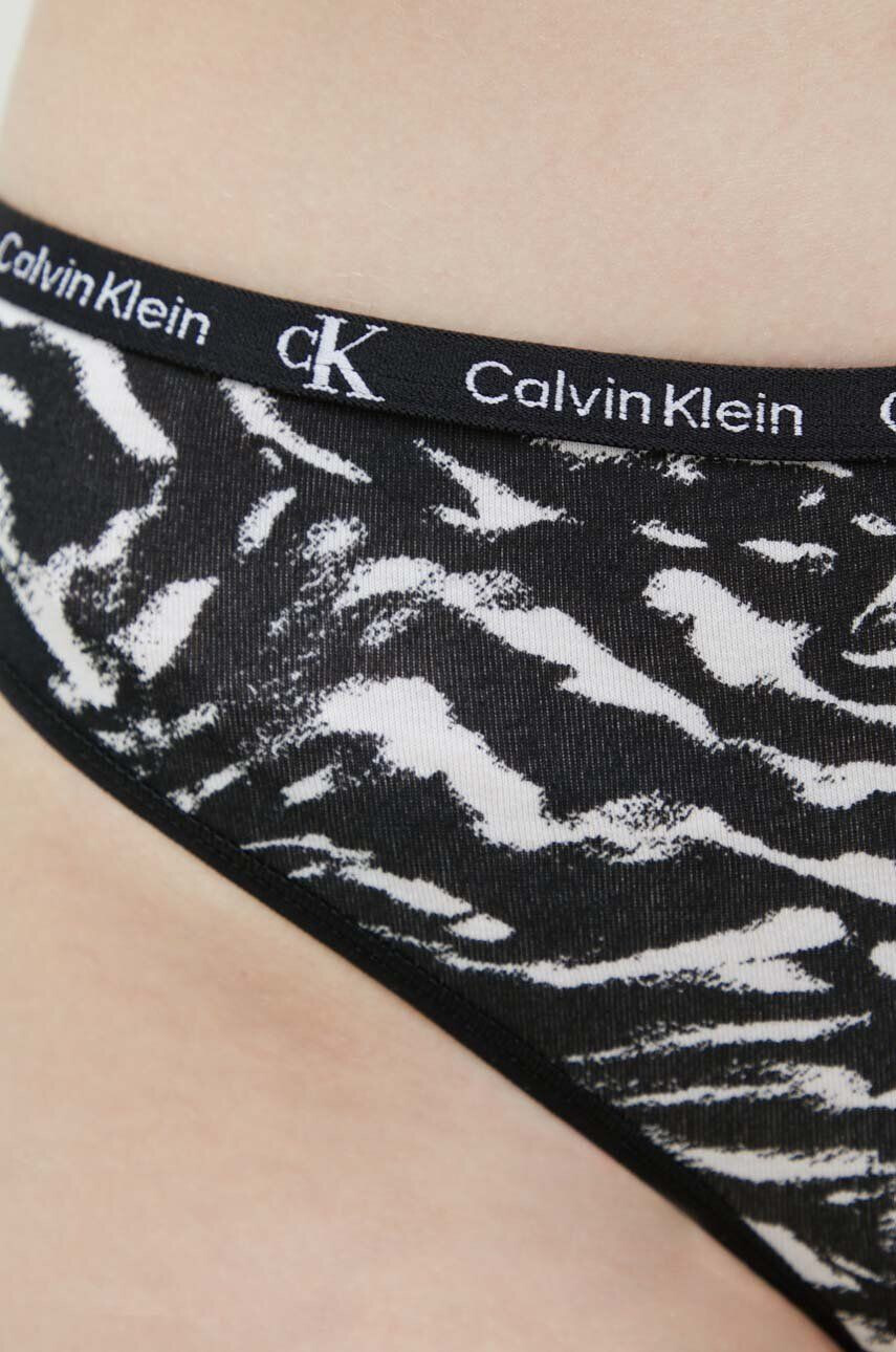 Calvin Klein Underwear Tangice 2-pack črna barva - Pepit.si