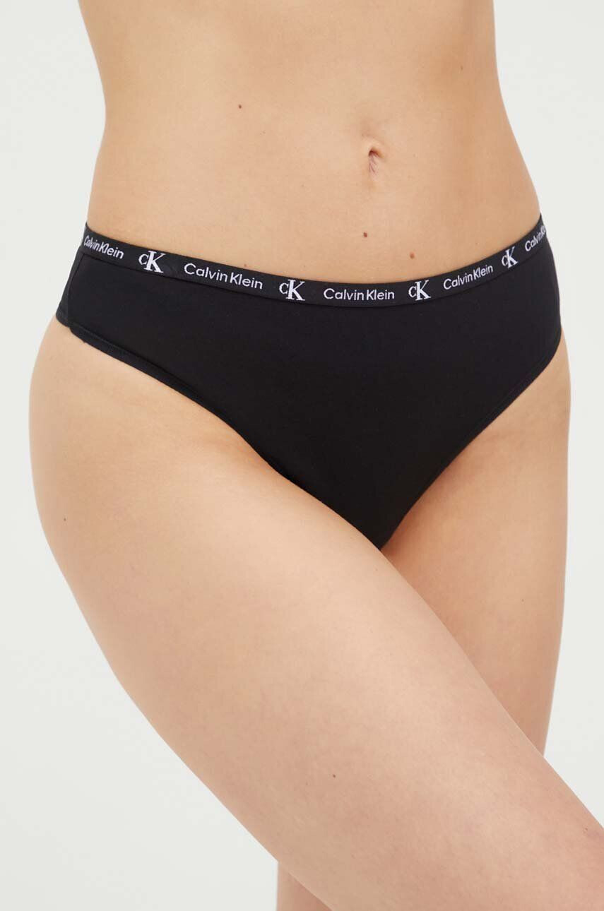 Calvin Klein Underwear Tangice 2-pack rumena barva - Pepit.si