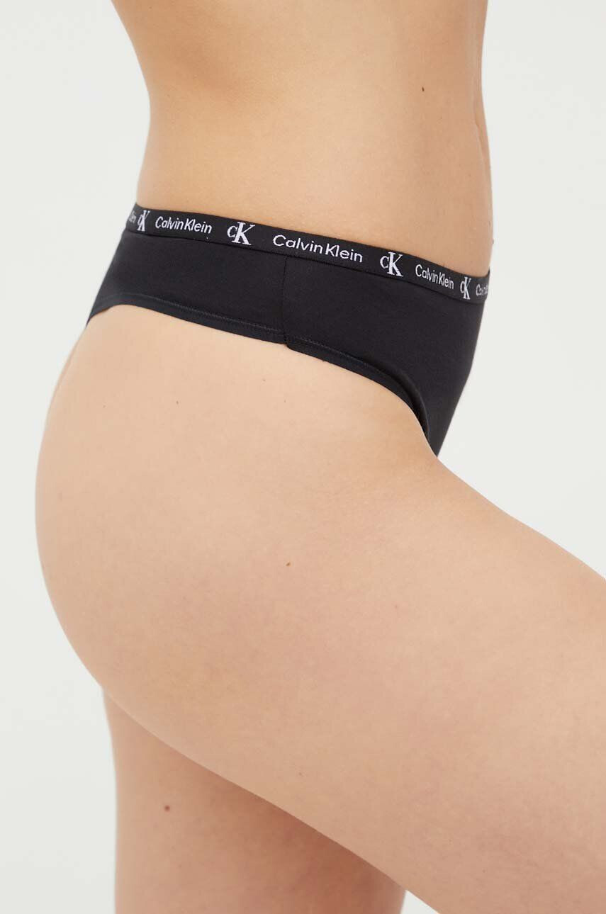 Calvin Klein Underwear Tangice 2-pack rumena barva - Pepit.si