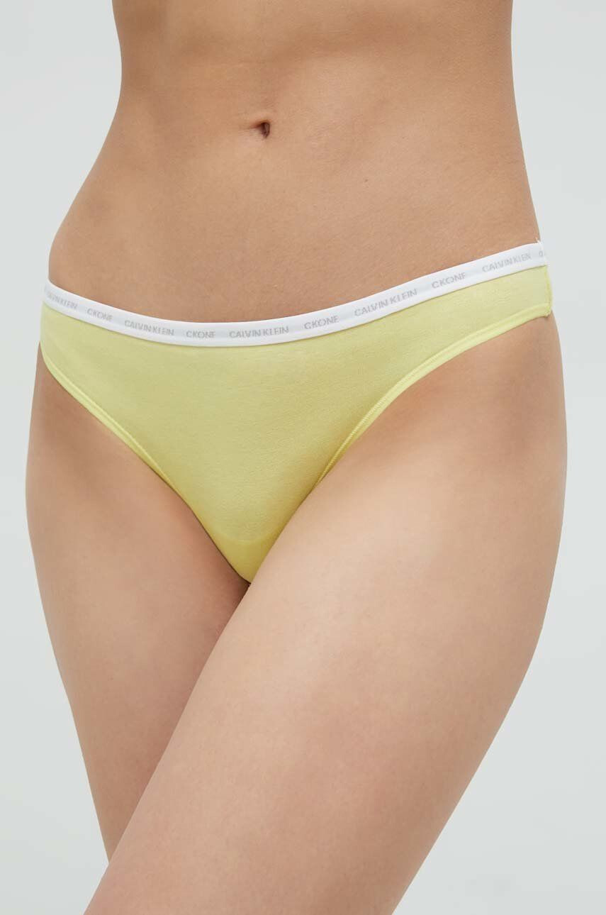 Calvin Klein Underwear Tangice zelena barva - Pepit.si