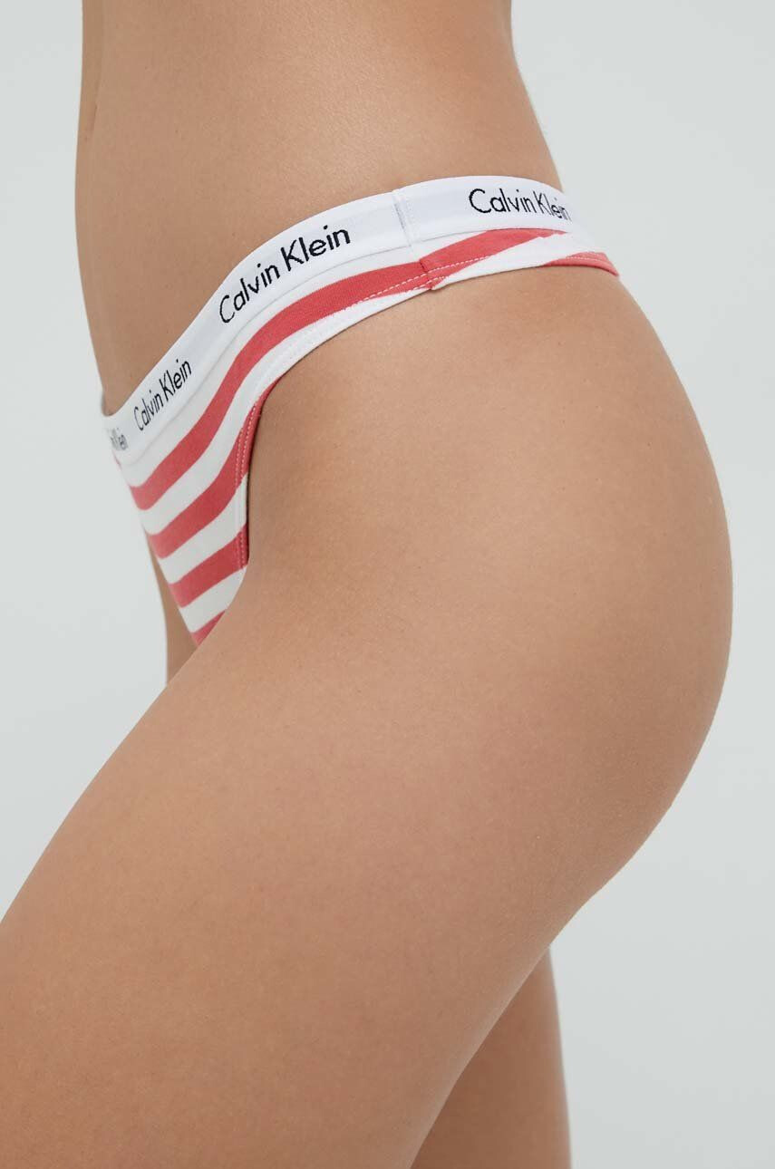 Calvin Klein Underwear Tangice rdeča barva - Pepit.si