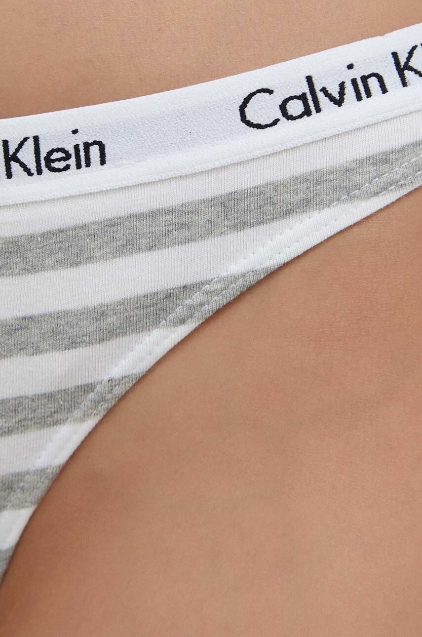 Calvin Klein Underwear Tangice siva barva - Pepit.si