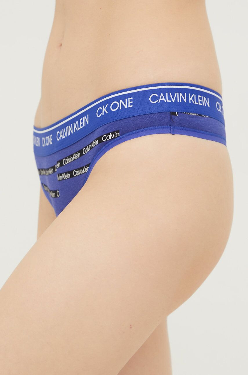 Calvin Klein Underwear Tangice mornarsko modra barva - Pepit.si