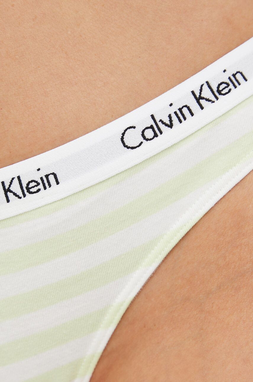 Calvin Klein Underwear Tangice zelena barva - Pepit.si