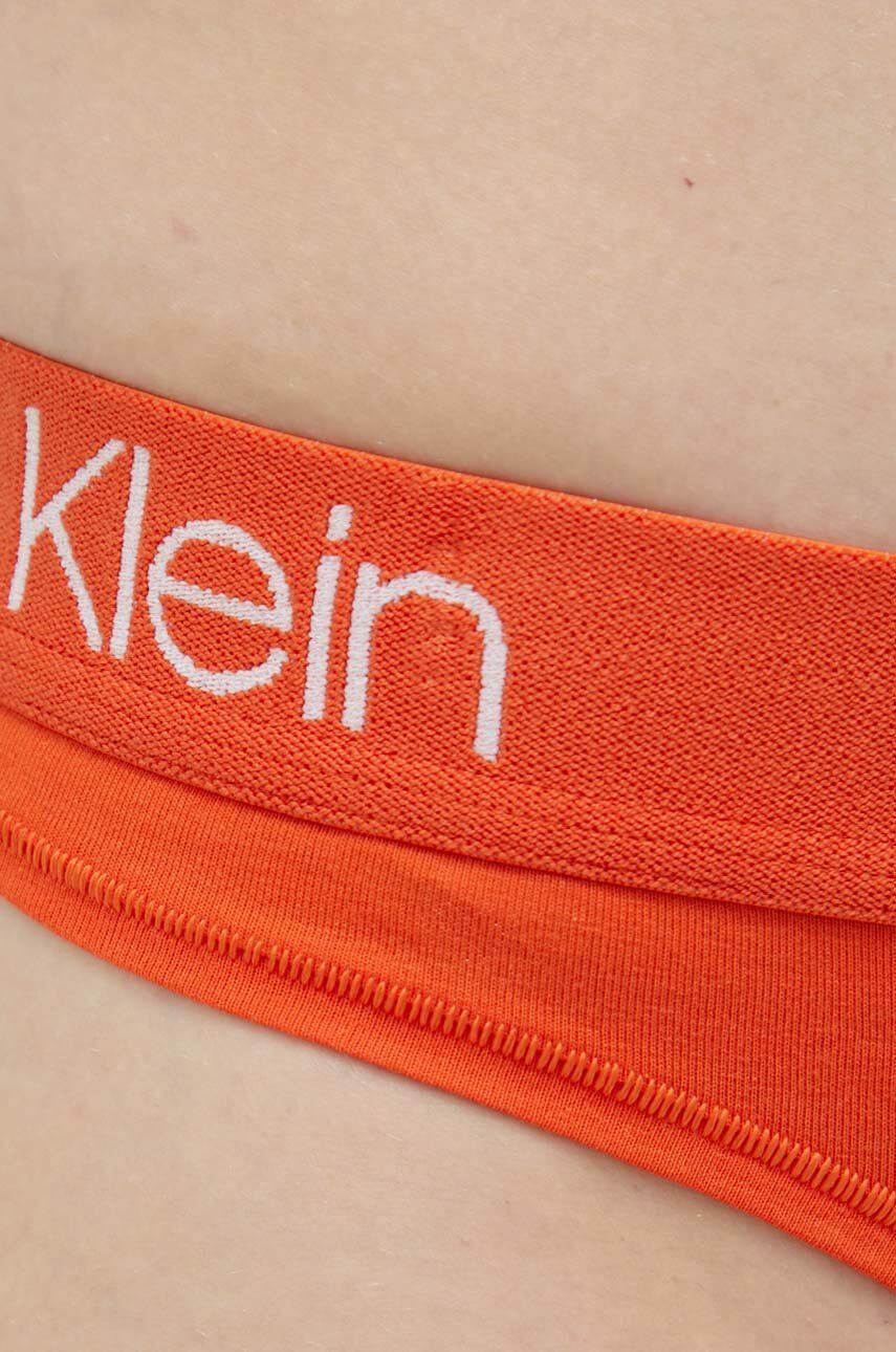 Calvin Klein Underwear Tangice oranžna barva - Pepit.si