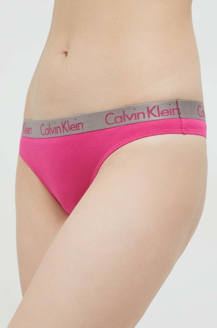 Calvin Klein Underwear Tangice vijolična barva - Pepit.si