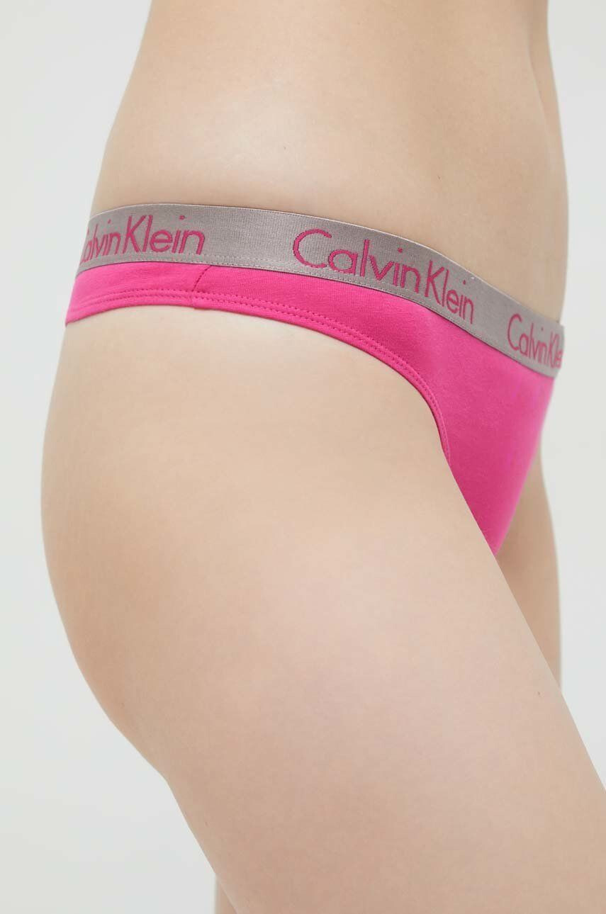 Calvin Klein Underwear Tangice vijolična barva - Pepit.si