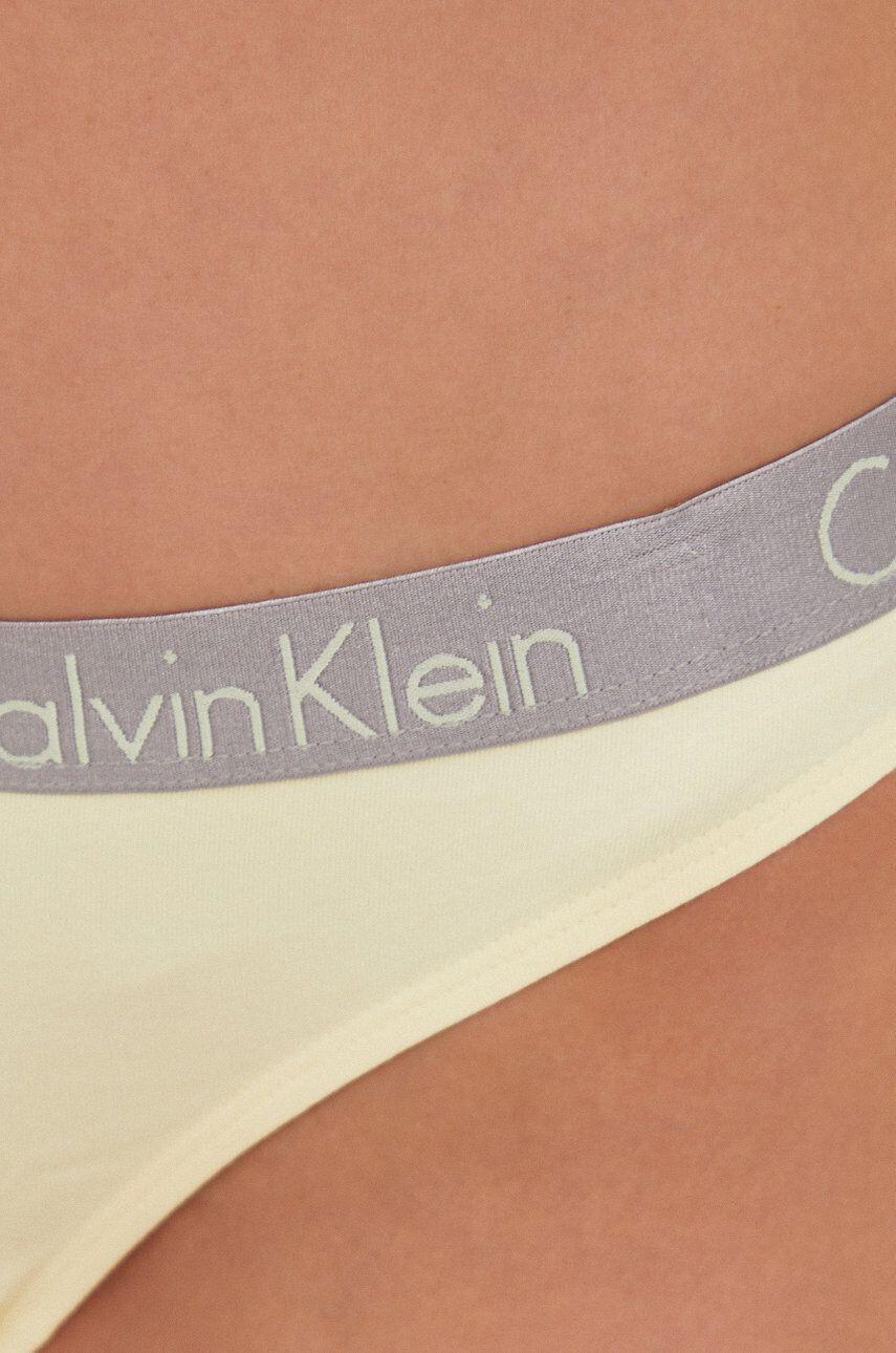 Calvin Klein Underwear Tangice rumena barva - Pepit.si