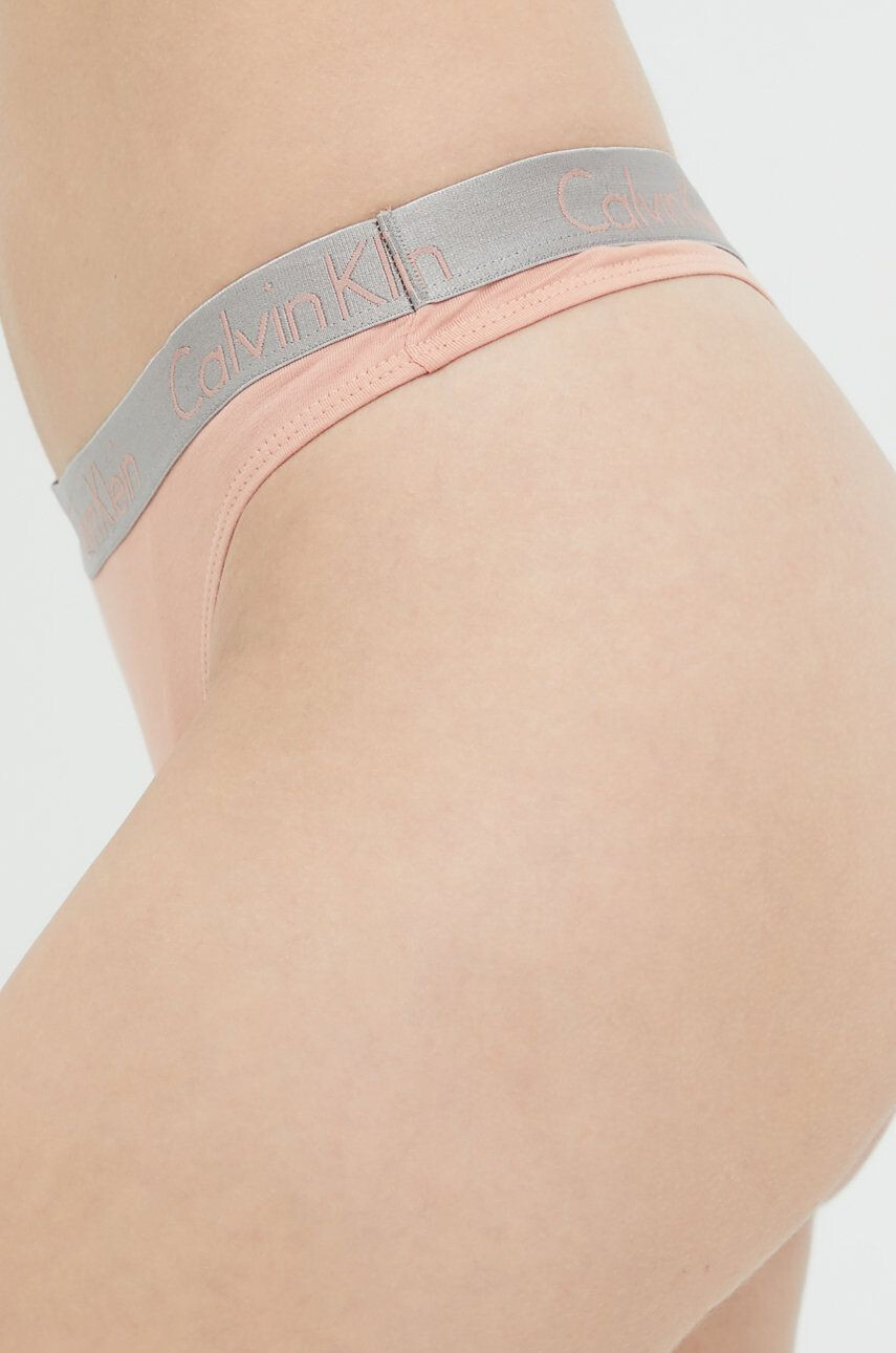 Calvin Klein Underwear Tangice oranžna barva - Pepit.si