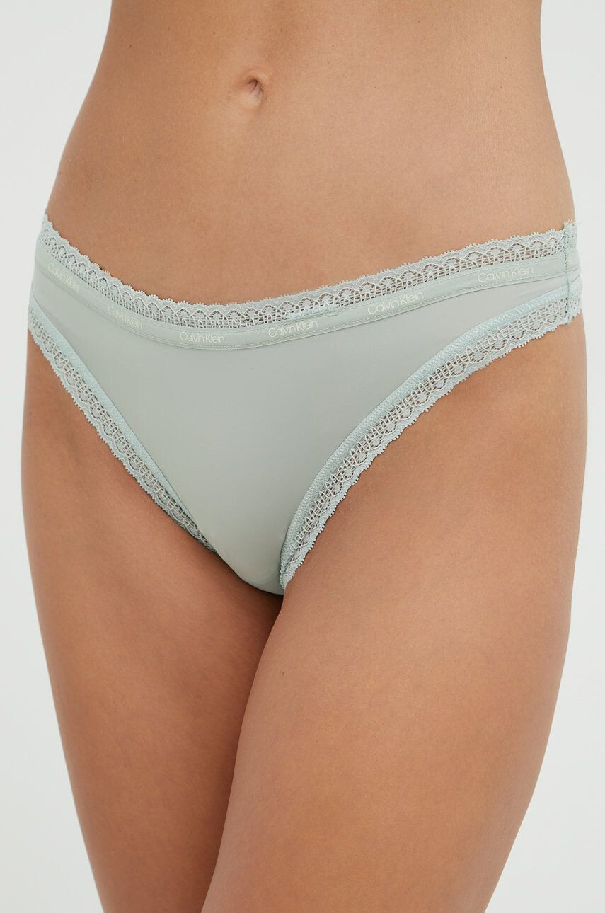 Calvin Klein Underwear Tangice turkizna barva - Pepit.si