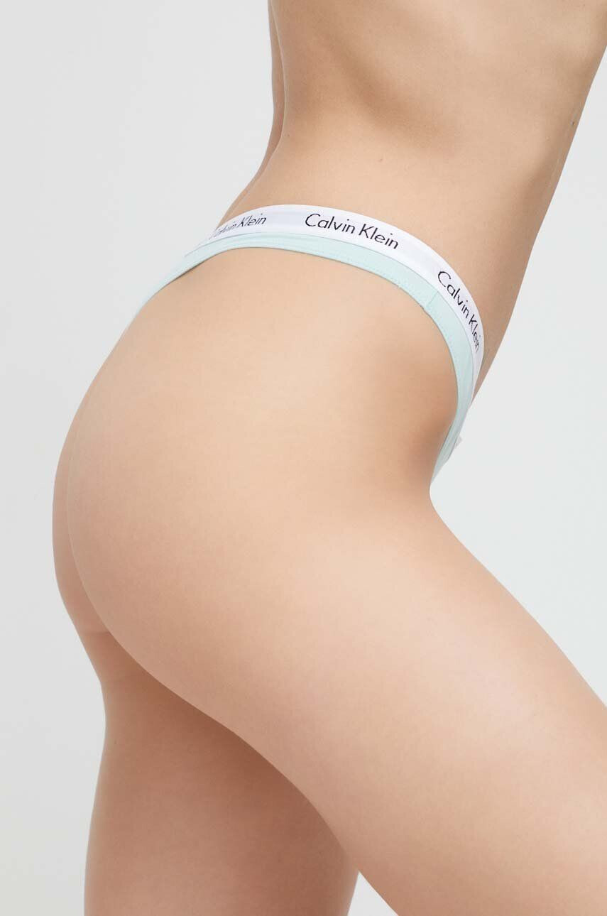 Calvin Klein Underwear Tangice turkizna barva - Pepit.si