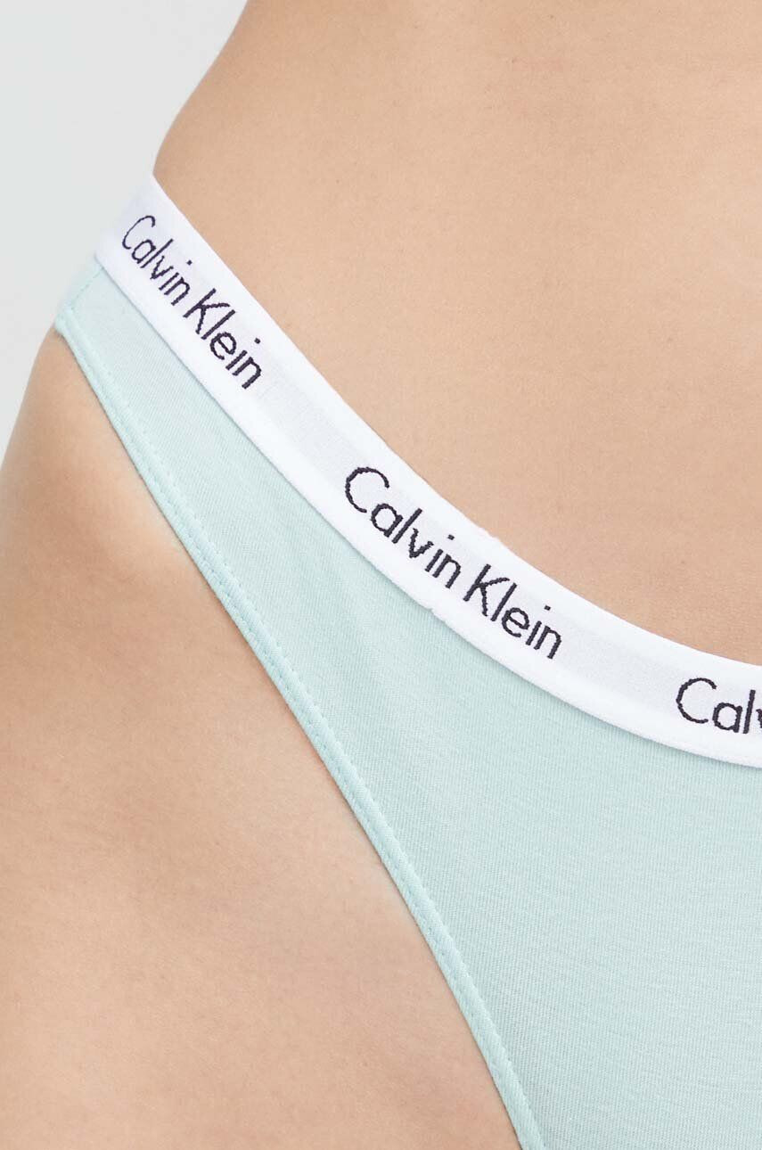 Calvin Klein Underwear Tangice turkizna barva - Pepit.si