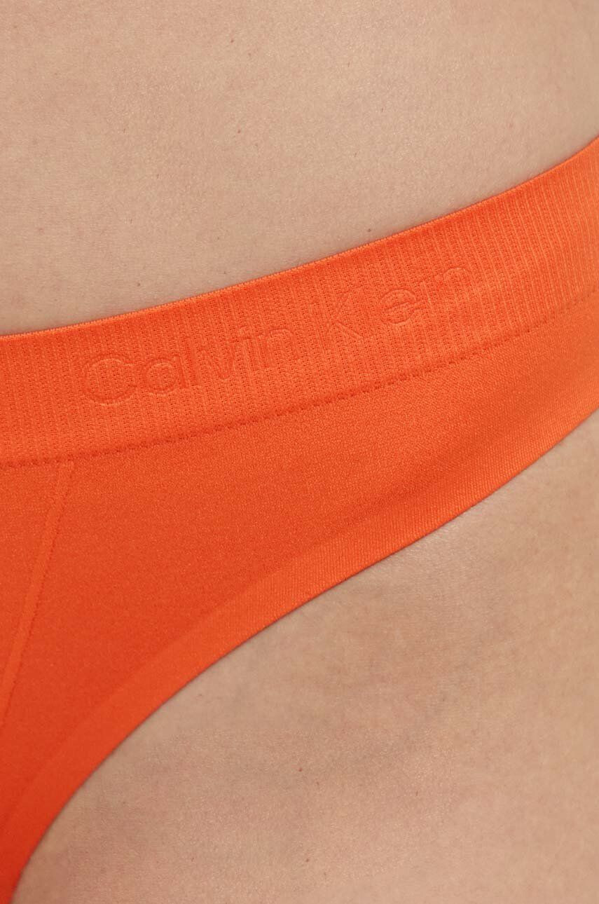 Calvin Klein Underwear Tangice oranžna barva - Pepit.si