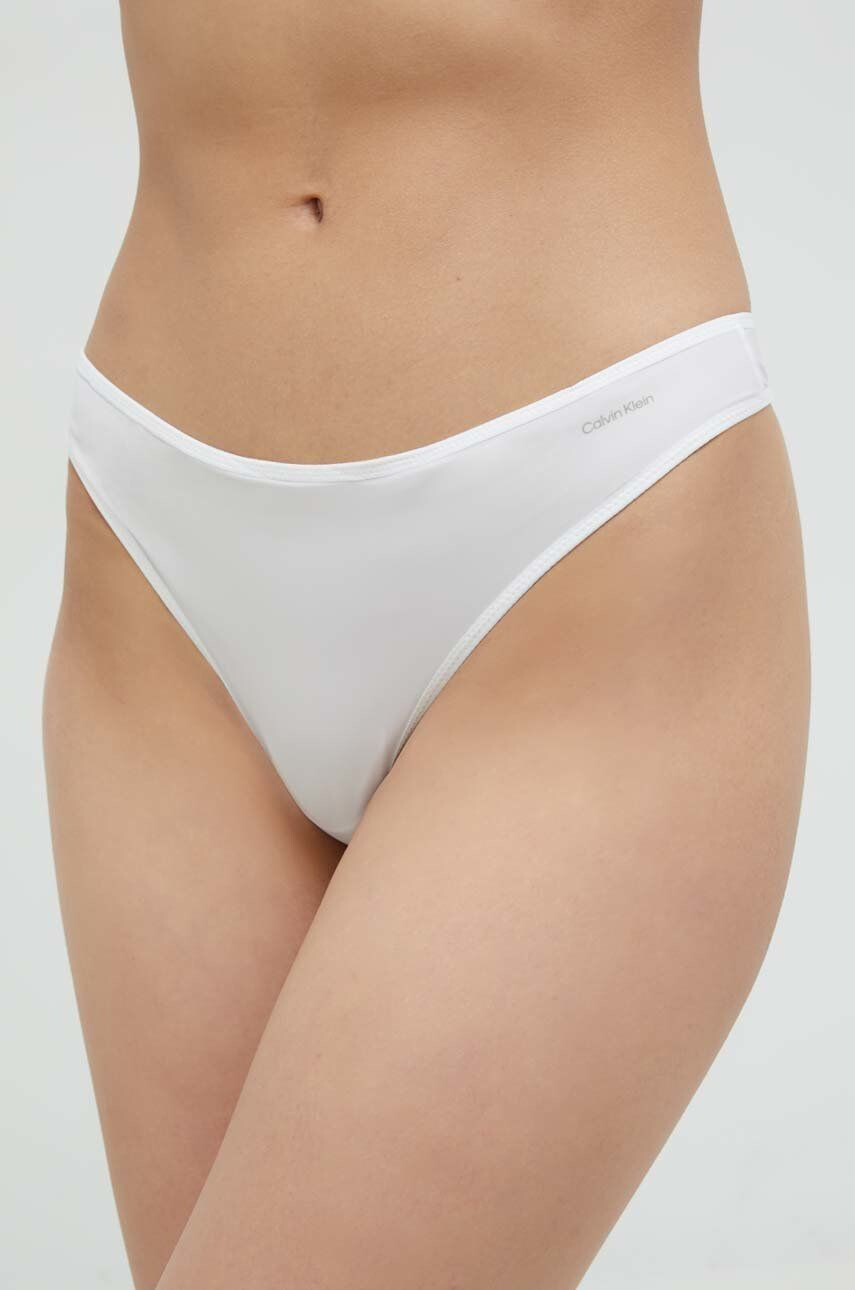 Calvin Klein Underwear Tangice zelena barva - Pepit.si