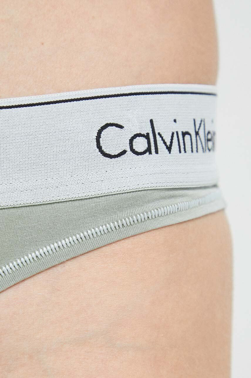 Calvin Klein Underwear Tangice zelena barva - Pepit.si