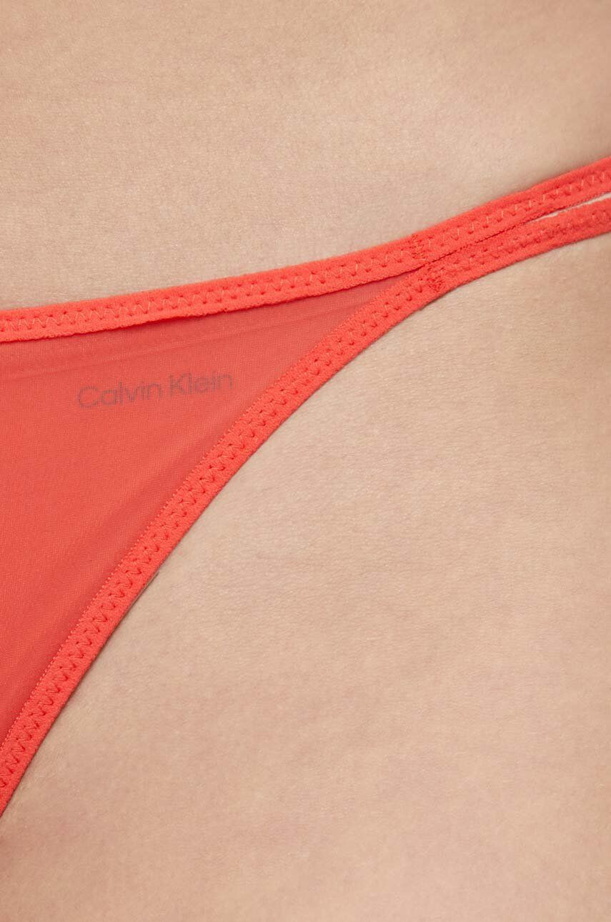 Calvin Klein Underwear Tangice oranžna barva - Pepit.si