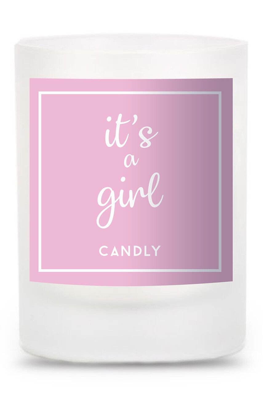 Candly dišeča sojina sveča It's a girl. 250 g - Pepit.si