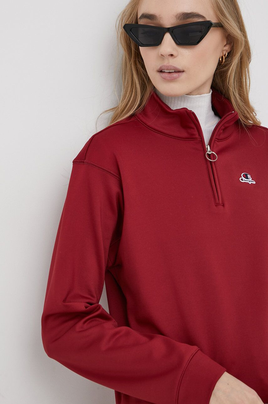 Champion Bluza ženska bordo barva - Pepit.si