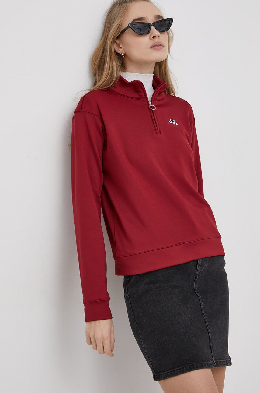 Champion Bluza ženska bordo barva - Pepit.si