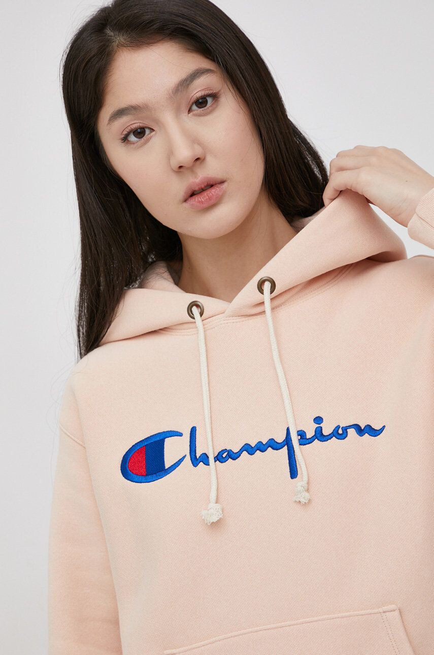 Champion Bluza ženska roza barva - Pepit.si