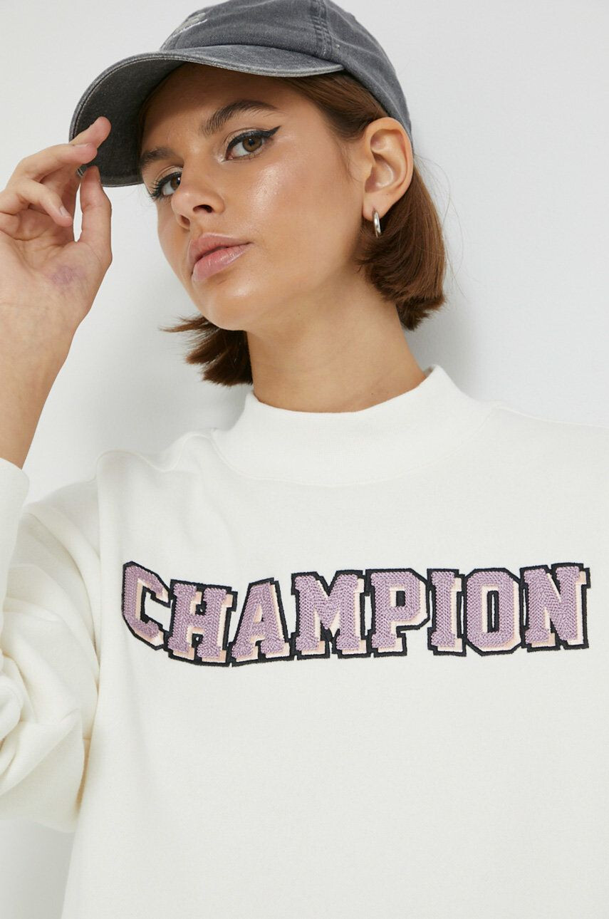 Champion Bluza ženska bež barva - Pepit.si