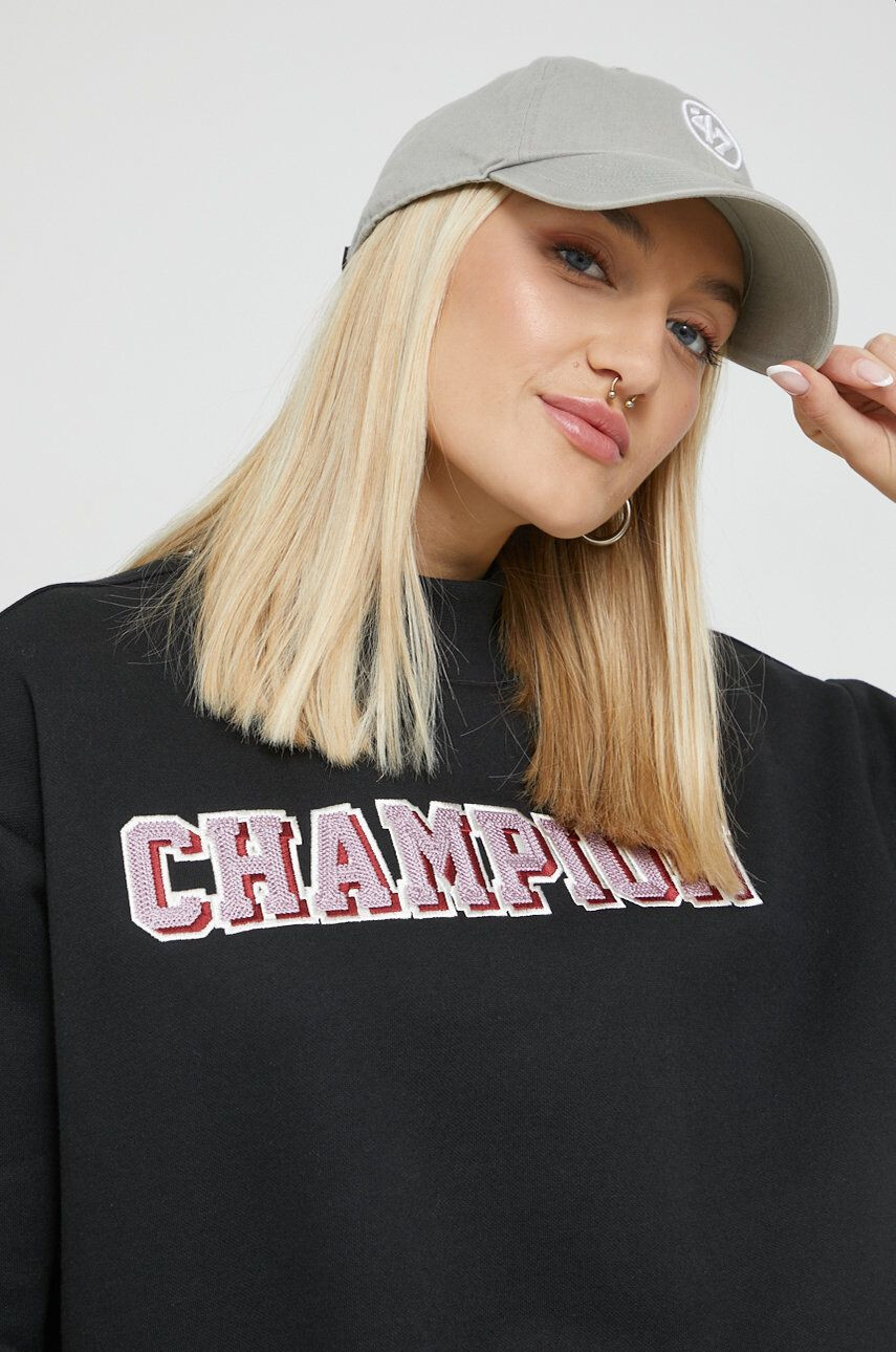 Champion Bluza ženska črna barva - Pepit.si