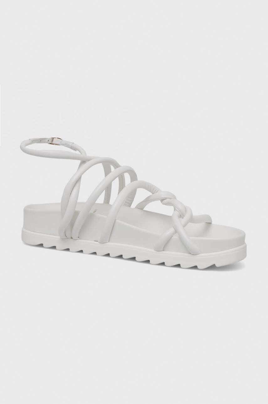 Chiara Ferragni Sandali CF3146_009 ženski bela barva CF CABLE SANDAL - Pepit.si