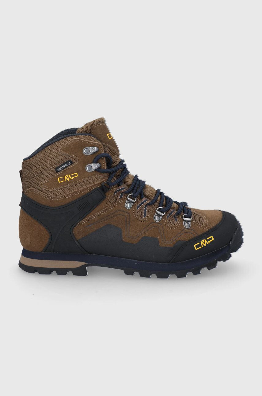 CMP Čevlji Athunis Mid Trekking Shoe Wp moški rjava barva - Pepit.si