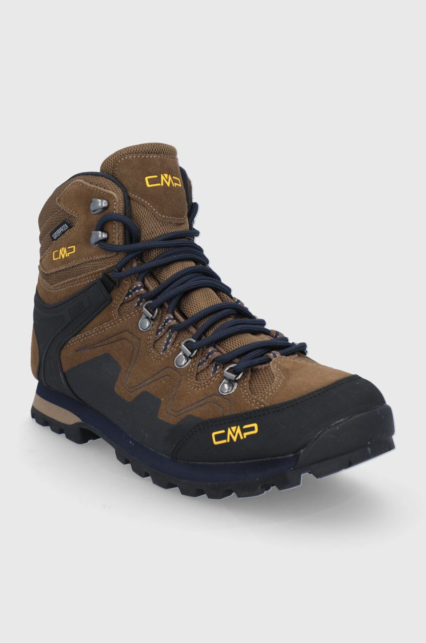 CMP Čevlji Athunis Mid Trekking Shoe Wp moški rjava barva - Pepit.si