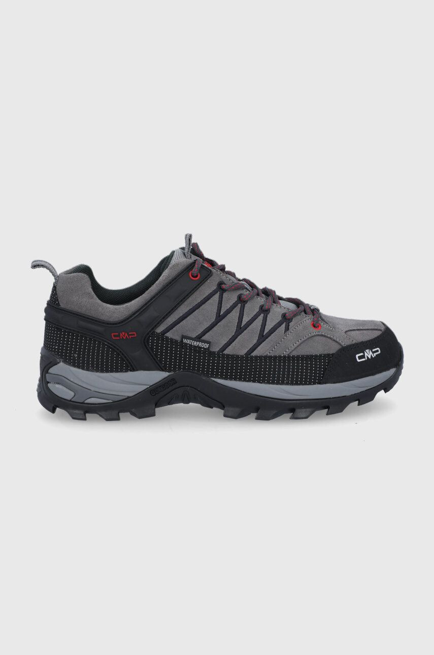 CMP Čevlji Rigel Low Trekking Shoes Wp moški siva barva - Pepit.si