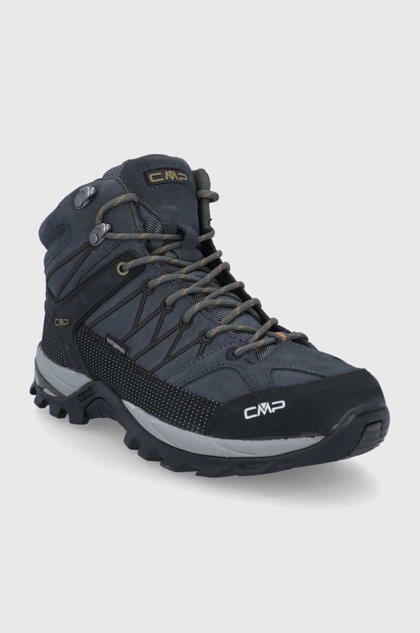 CMP Čevlji rigel mid trekking shoe wp moški mornarsko modra barva - Pepit.si