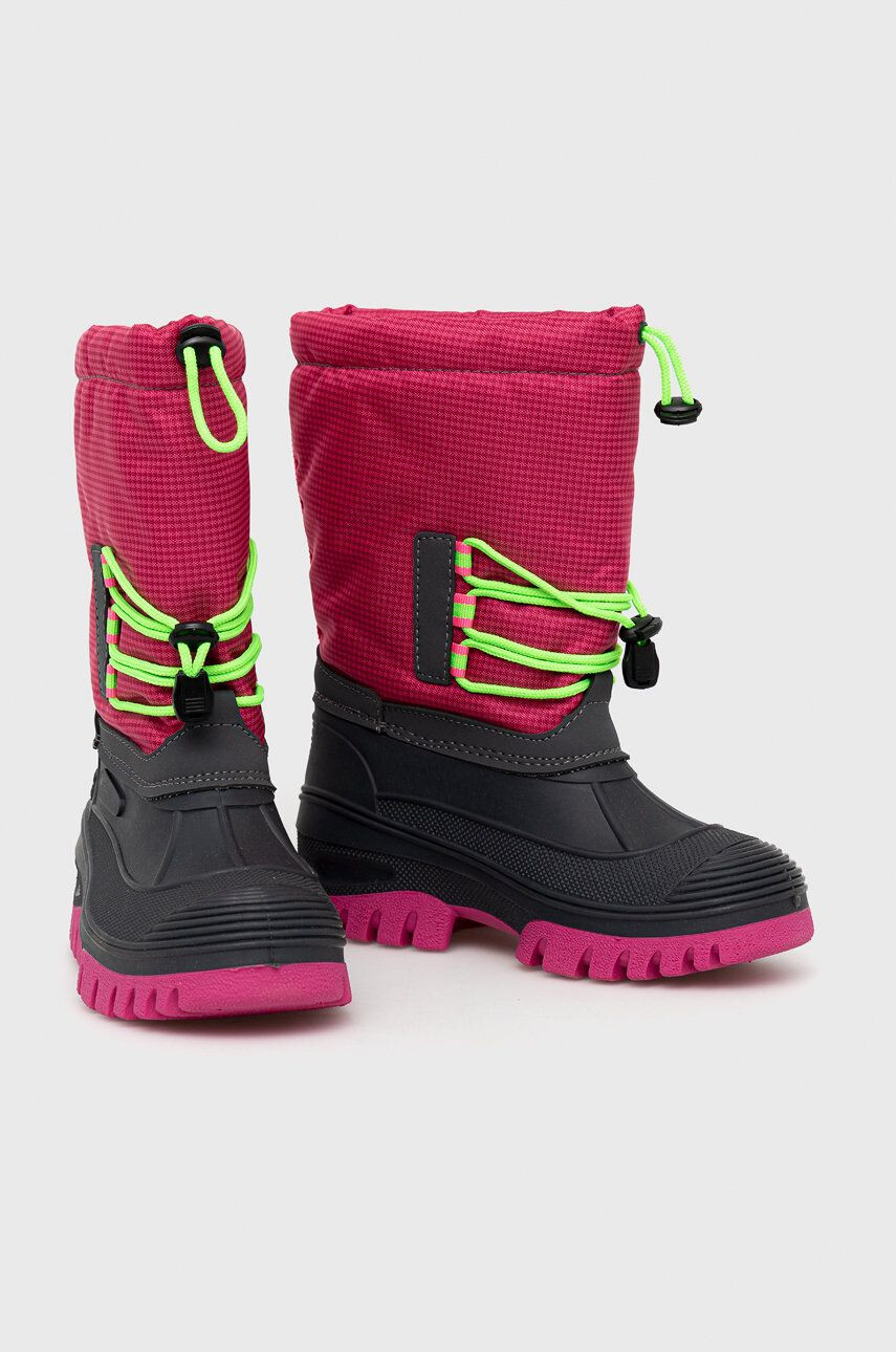 CMP Otroške snežke Kids Ahto Wp Snow Boots roza barva - Pepit.si