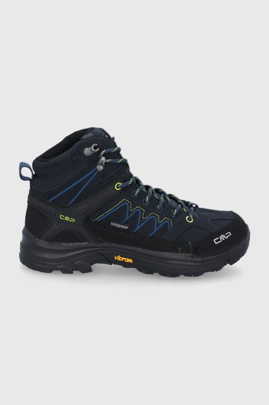 CMP Otroški čevlji KIDS MOON MID WP TREKKING SHOES mornarsko modra barva - Pepit.si