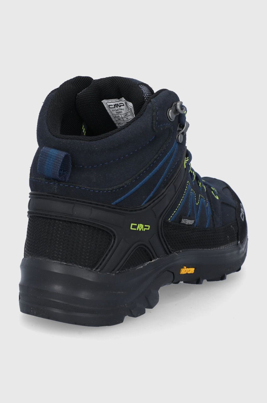 CMP Otroški čevlji KIDS MOON MID WP TREKKING SHOES mornarsko modra barva - Pepit.si