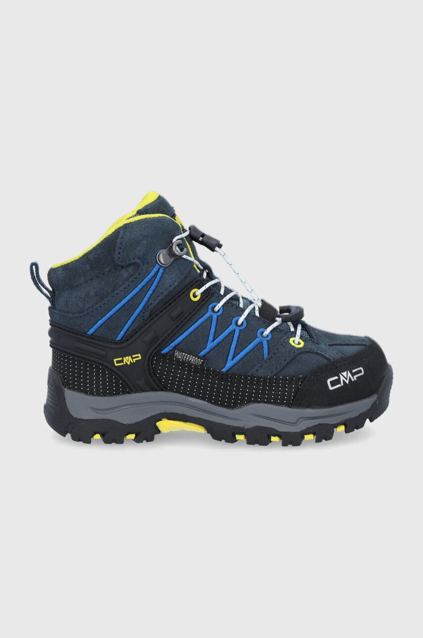 CMP Otroški čevlji Kids Rigel Mid Trekking Shoe Wp mornarsko modra barva - Pepit.si