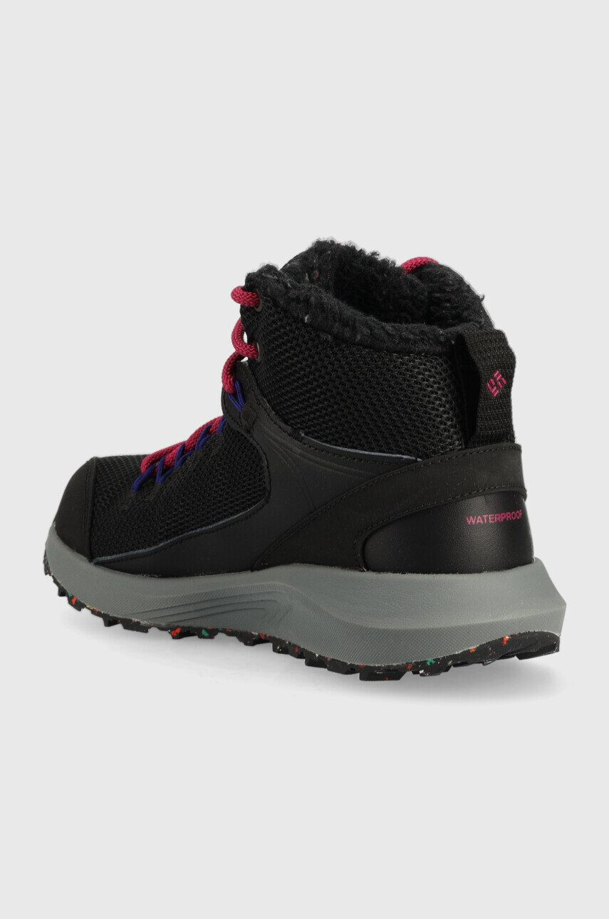 Columbia Čevlji Trailstorm Mid Waterproof moški črna barva - Pepit.si